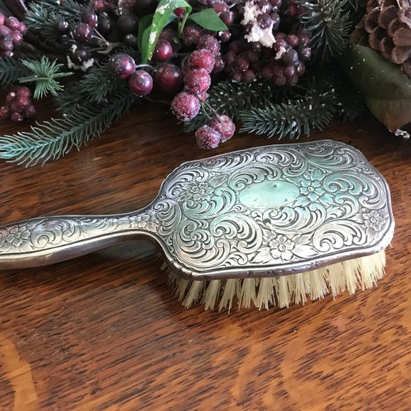 VINTAGE Other - Vintage silver hair brush